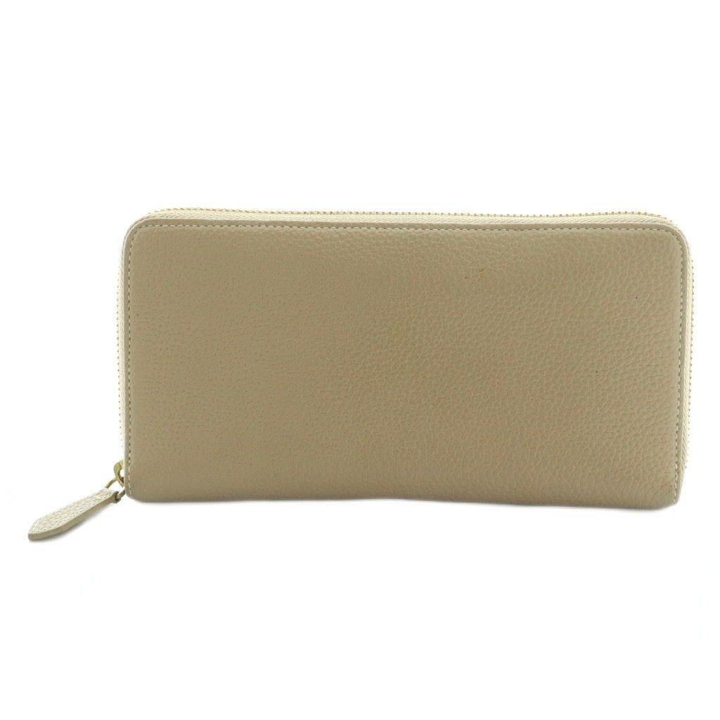 Bonaventura ベージュ 長財布 ボナベンチュラ BONAVENTURA 長財布 ラウンドファスナー 小銭入れ