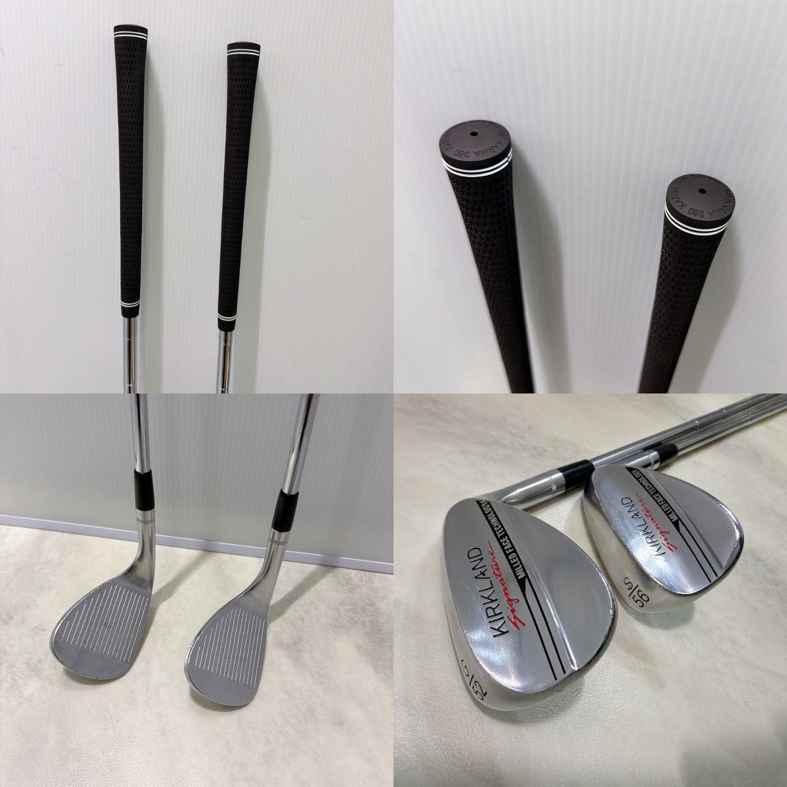 新品グリップ カークランドシグネチャー ゴルフ GW SW 52度 56度