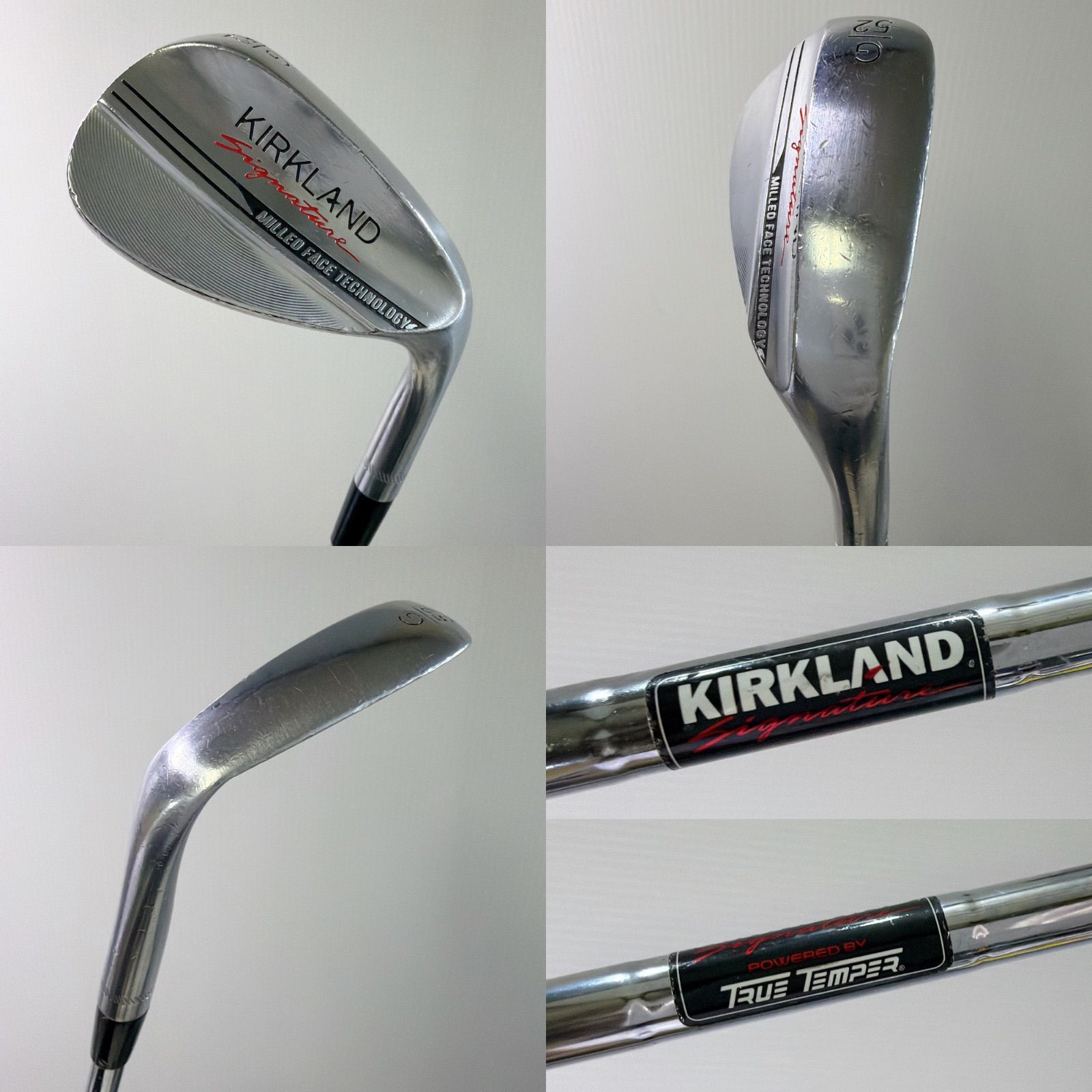新品グリップ カークランドシグネチャー ゴルフ GW SW 52度 56度