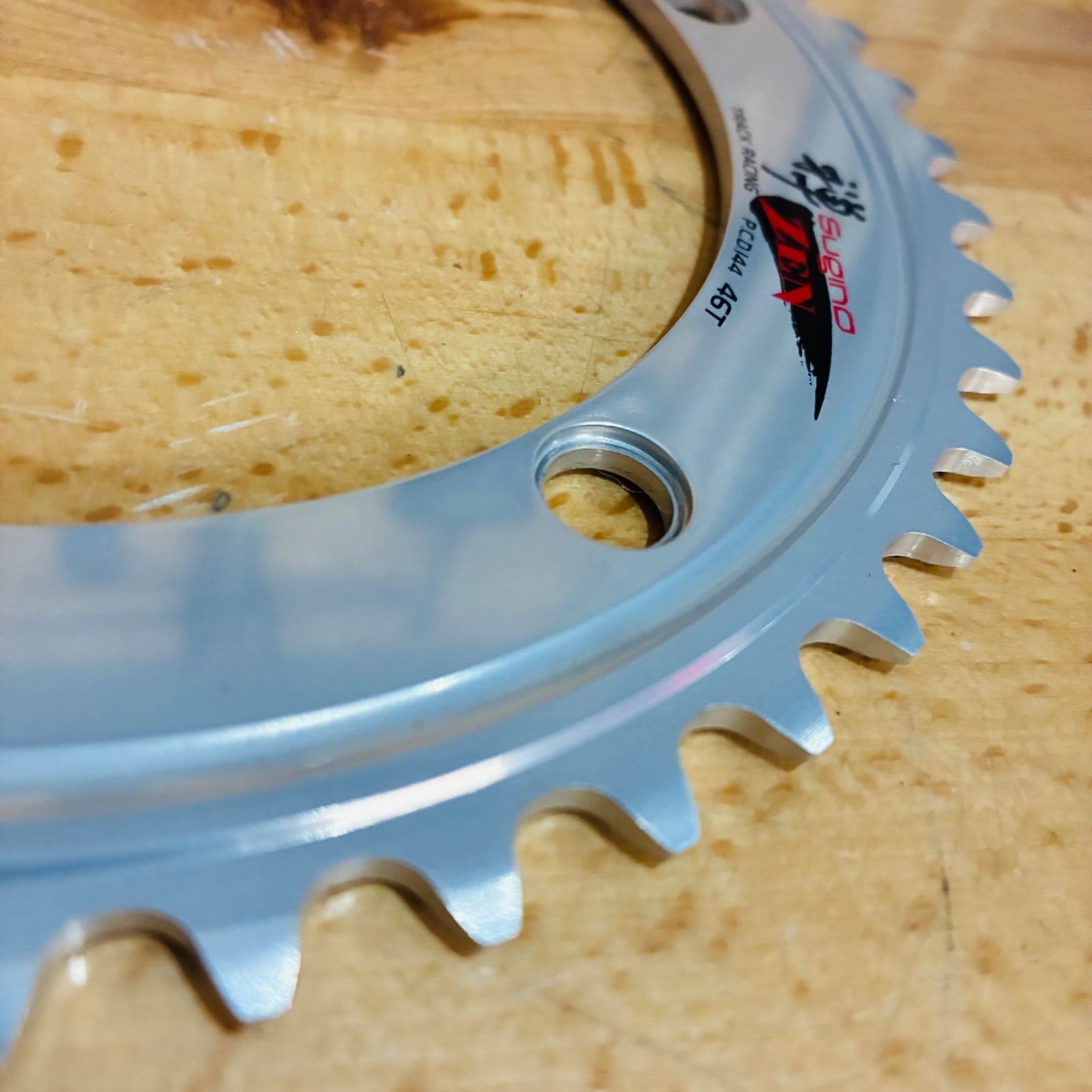 未使用】 スギノ 禅 ZEN TRACK RACING P.C.D.144mm 46T 5アーム