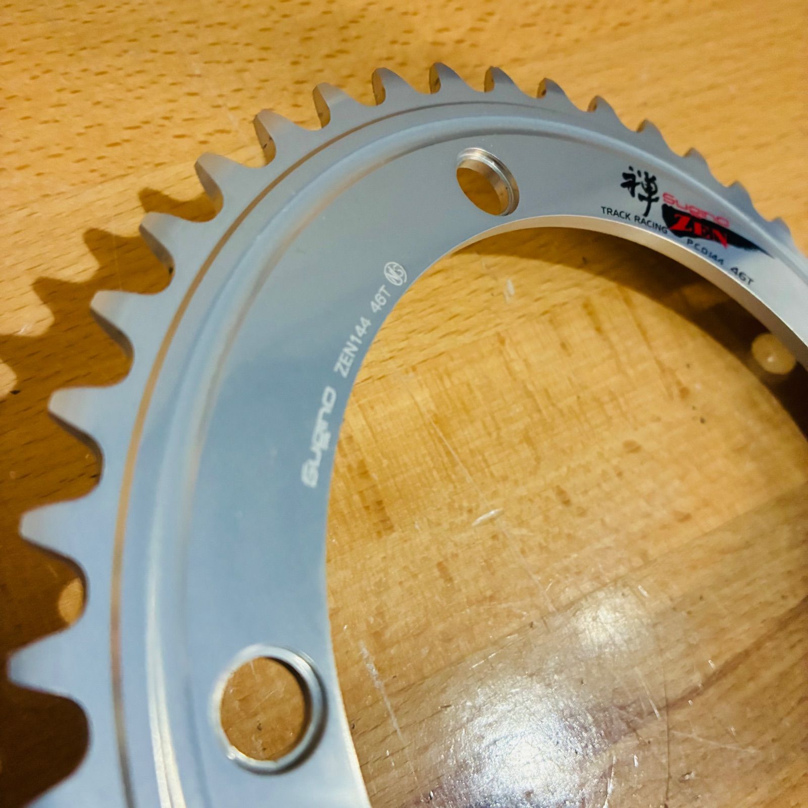 未使用】 スギノ 禅 ZEN TRACK RACING P.C.D.144mm 46T 5アーム