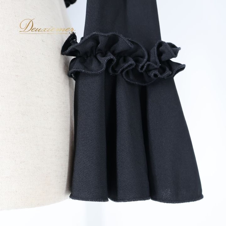 フラメンコ 衣装 トップス ブラック系 プリマブティック ボレロ フリル