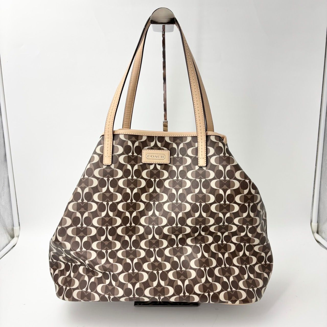 COACH コーチ シグネチャー F25673 トートバッグ 肩掛け PVC 1626