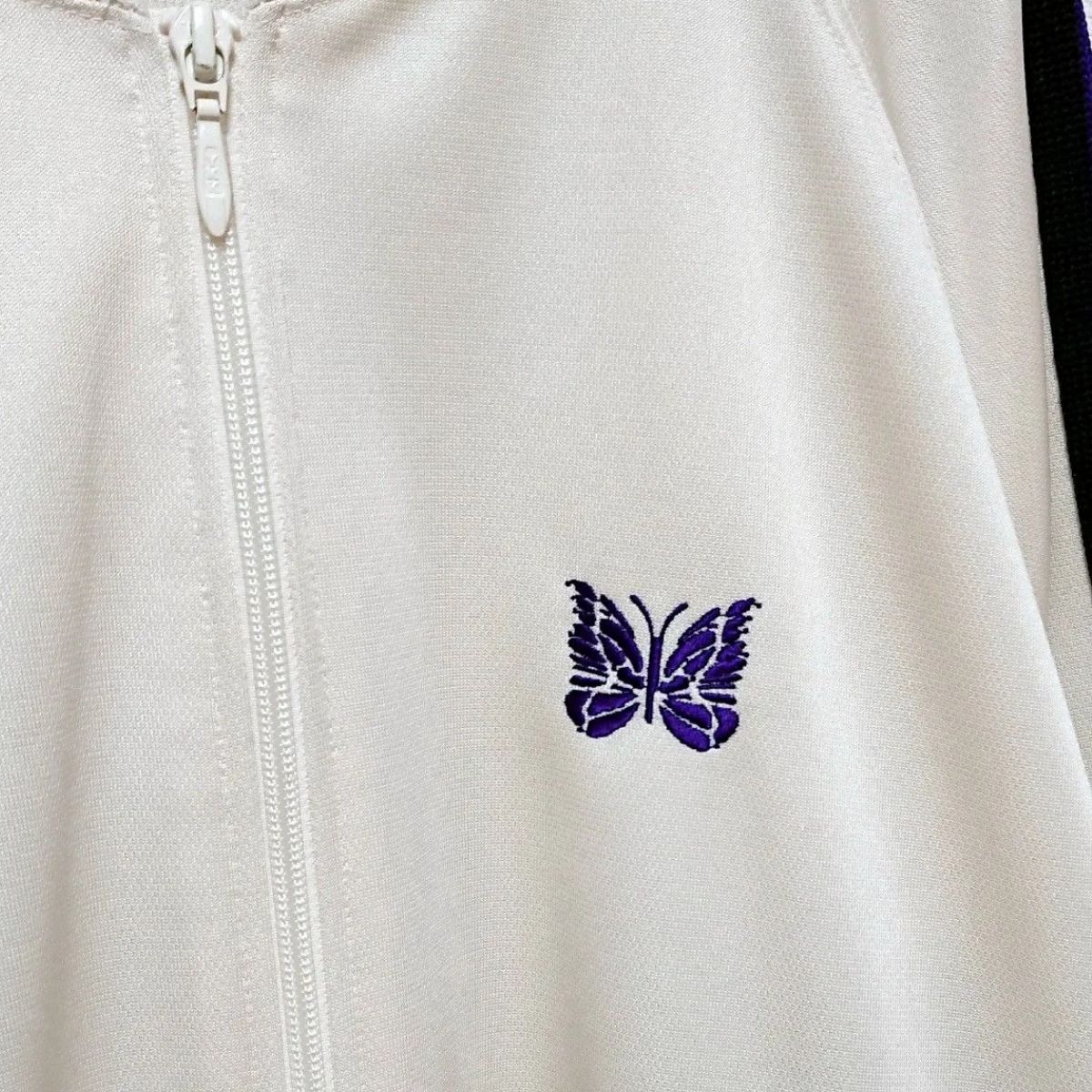 希少 ニードルス バタフライ 刺繍 ロゴ ライン トラック ジャケット 希少 ニードルス バタフライ 刺繍 ロゴ ライン トラック ジャケット