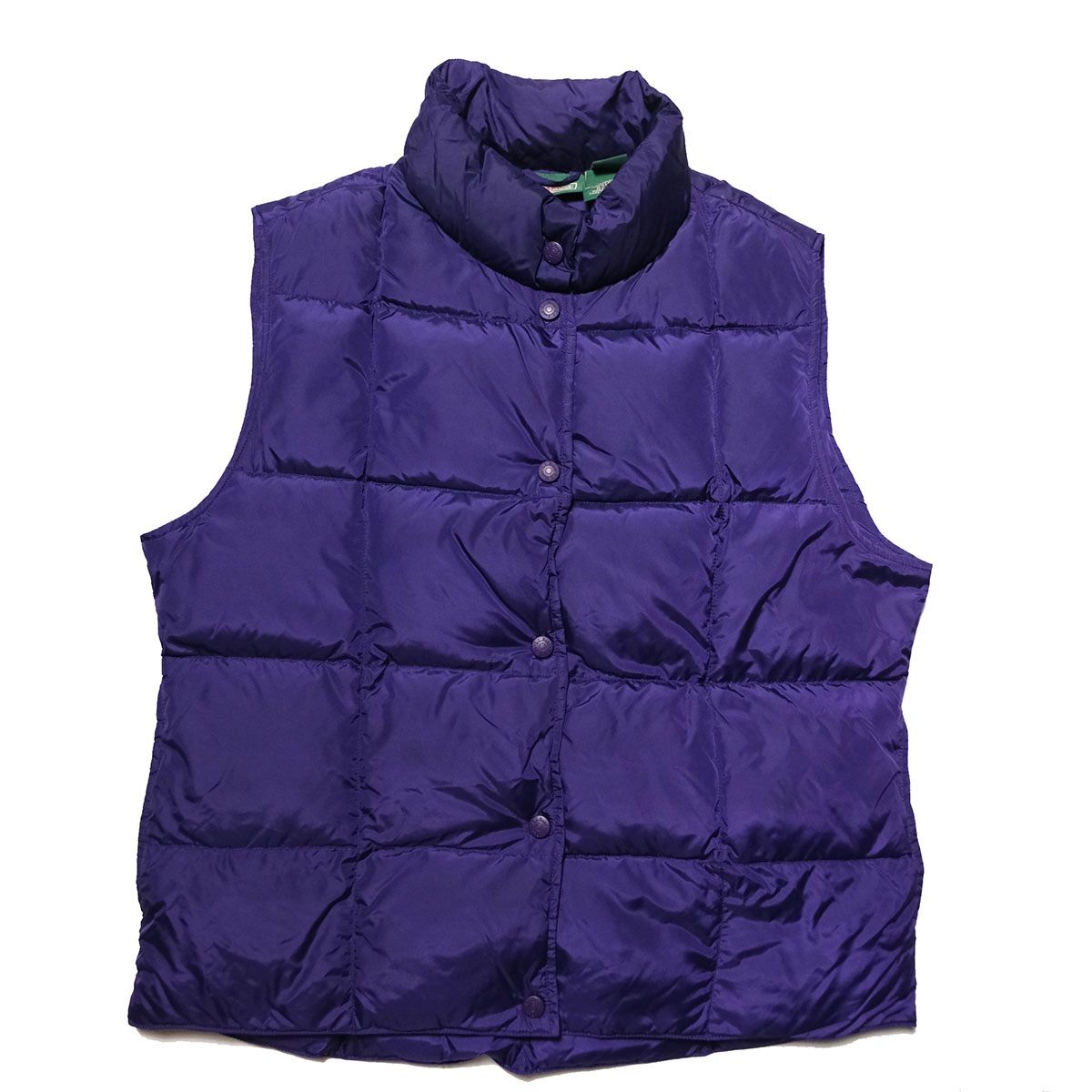 パープル フード付き ダウンベスト L.L.Bean パープル ダウンベスト ダウンベスト 紫 パープル ナイロン