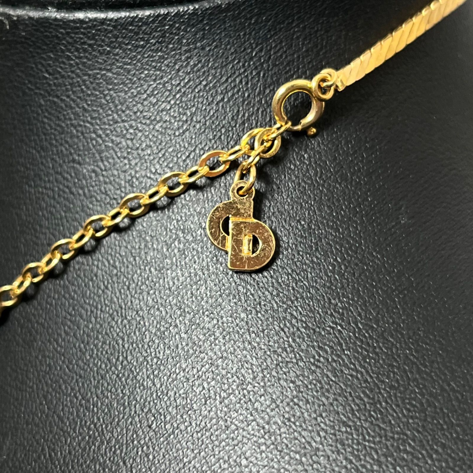 管2601-A1】Christian Dior クリスチャンディオール ラインストーン