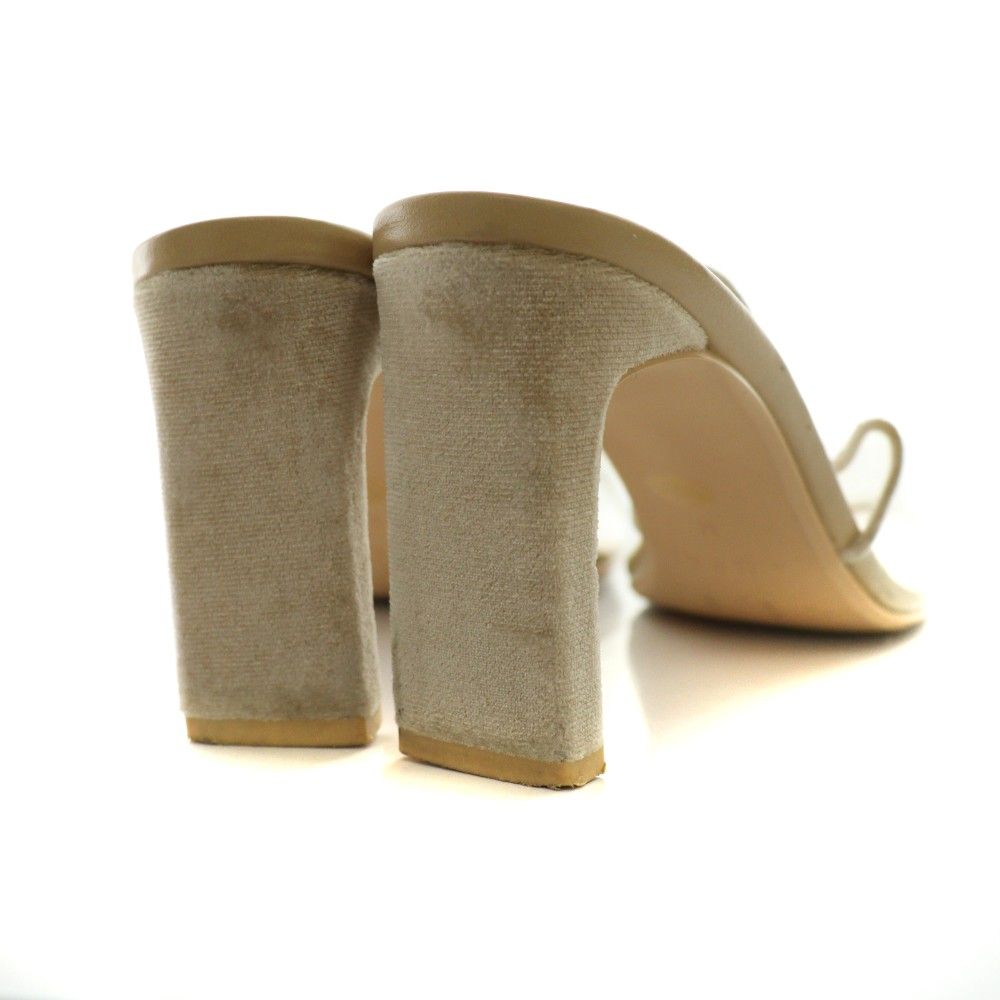 ameri vintage アメリヴィンテージ　ミュール アメリヴィンテージ Ameri VINTAGE メディ クリア ウィンドウ ミュール