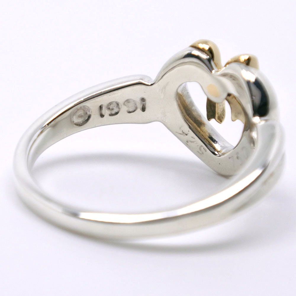 TIFFANY&Co.】ティファニー ハートリボン シルバー925×K18イエロー