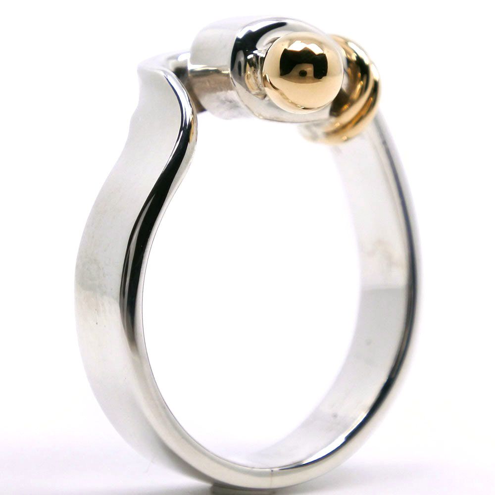 TIFFANY&Co.】ティファニー フック＆アイ シルバー925×K18イエロー