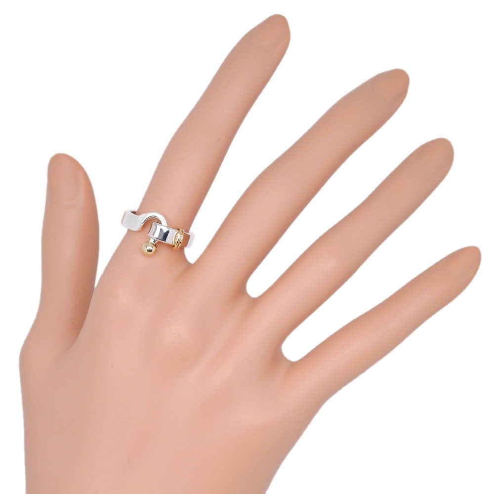 TIFFANY&Co.】ティファニー フック＆アイ シルバー925×K18イエロー