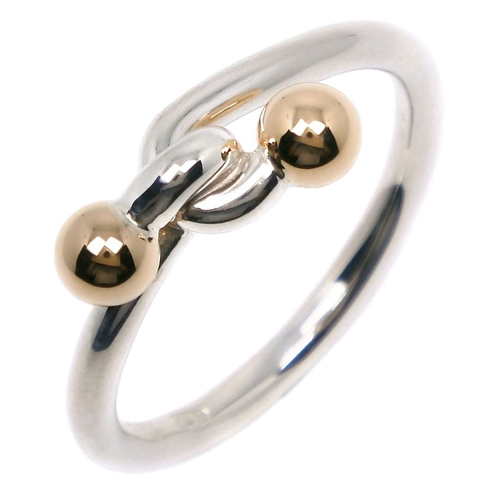 TIFFANY&Co.】ティファニー フック＆アイ シルバー925×K18イエロー