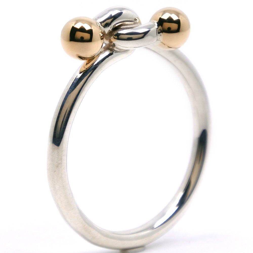 TIFFANY&Co.】ティファニー フック＆アイ シルバー925×K18イエロー