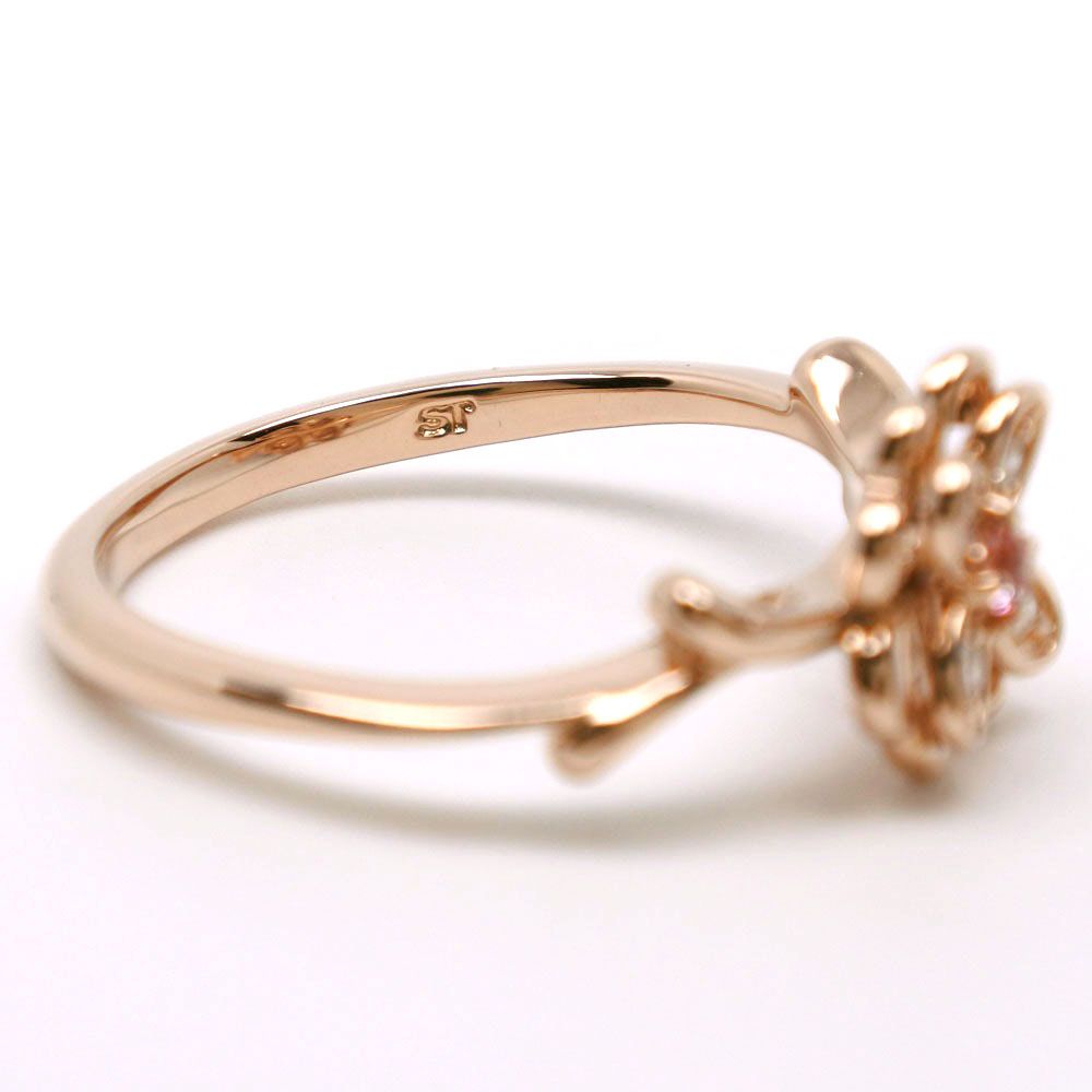 Samantha Tiara】サマンサティアラ フラワー K18ピンクゴールド