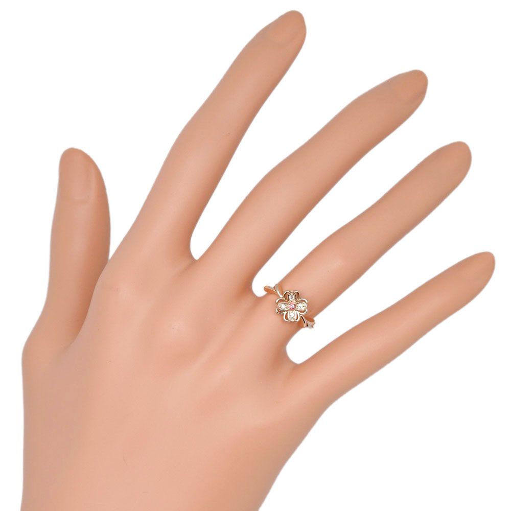 Samantha Tiara】サマンサティアラ フラワー K18ピンクゴールド