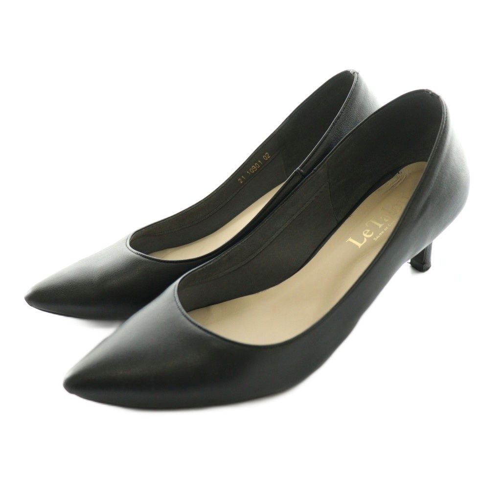 【極美品】今季最新 ブラック パンプス サイズ 23.5 ルタロン 極美品】今季最新 ブラック パンプス サイズ 23.5 ルタロン ✨極美品