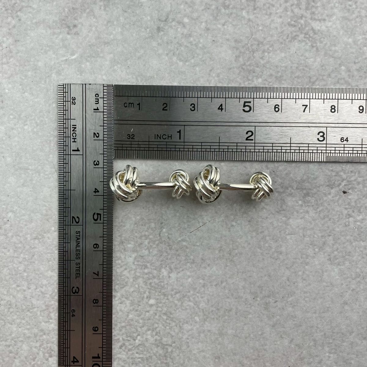 オールドティファニー シルバー 925 ツイスト ノット カフス YQ13fe