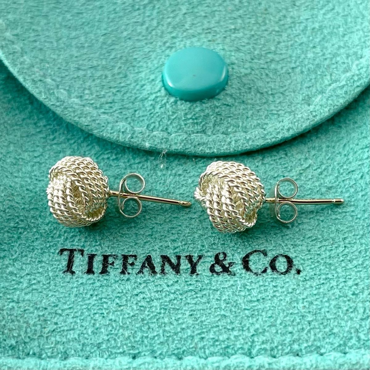 Tiffany♡サマセットツイストノットメッシュボールピアス ティファニー サマセット ツイスト メッシュ ボール ピアス YW3fe