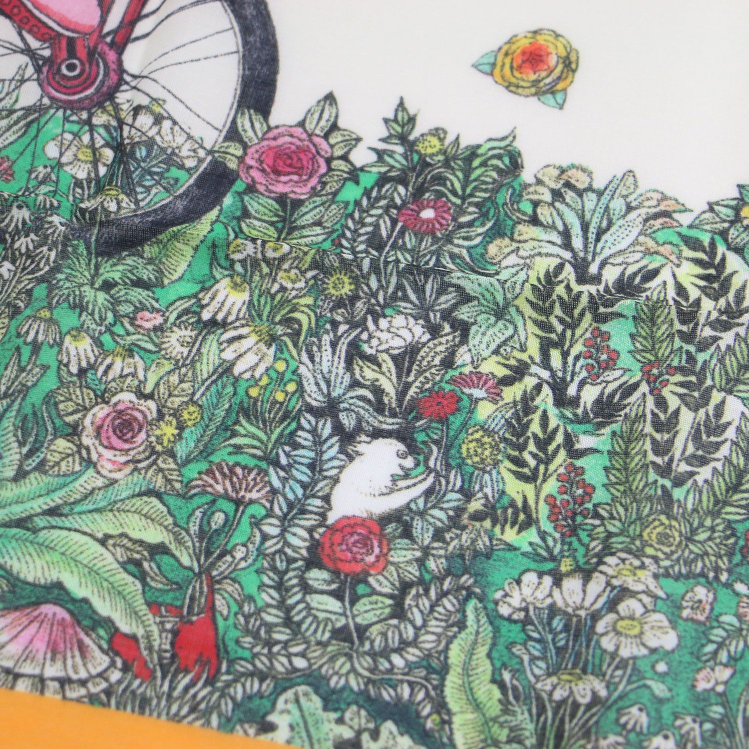 美品】GUCCI グッチ × ヒグチユウコ | ウサギ プリント スカーフ | 花