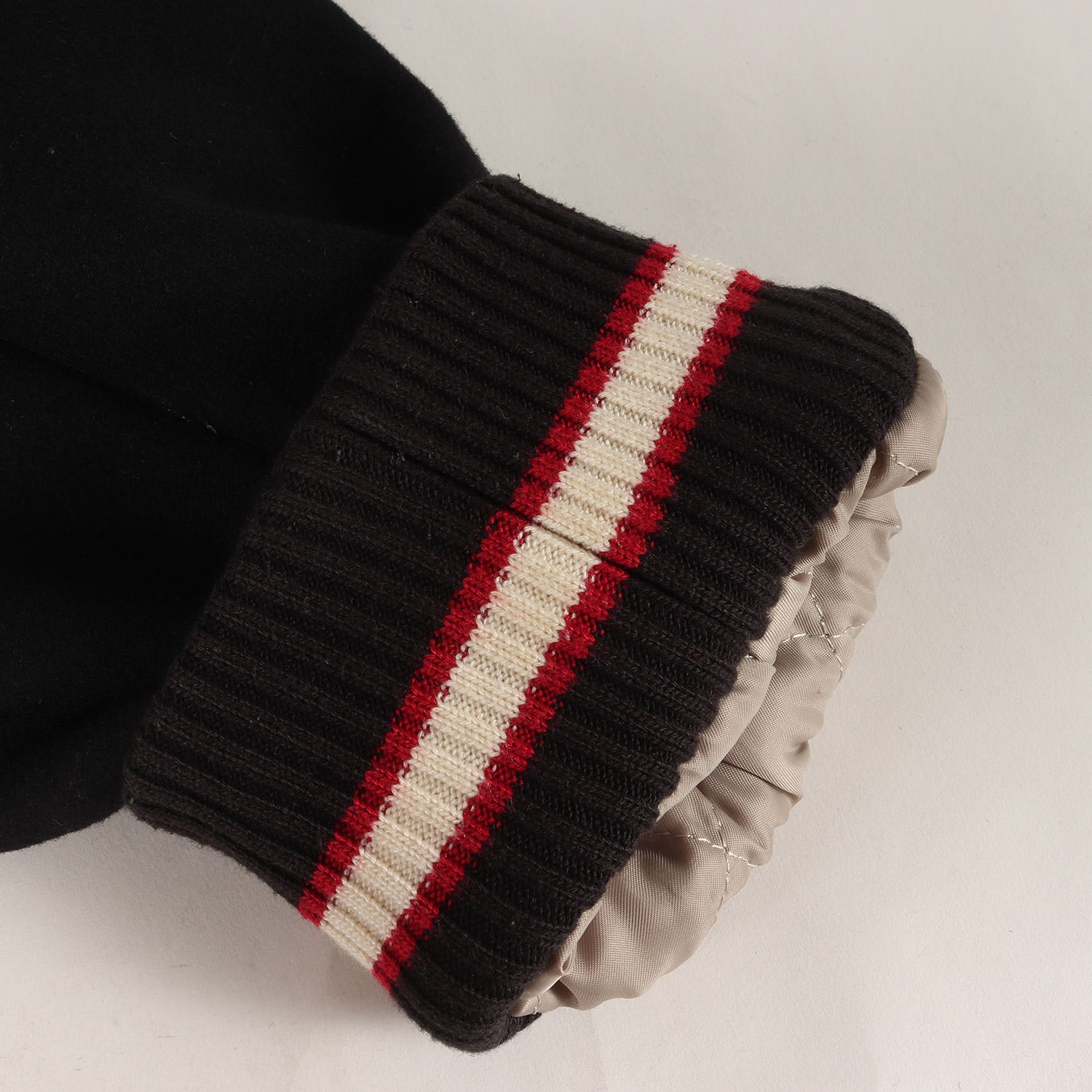 HOUSTON ヒューストン コート ブラック 黒 サイズ:XL | ワッペン付き