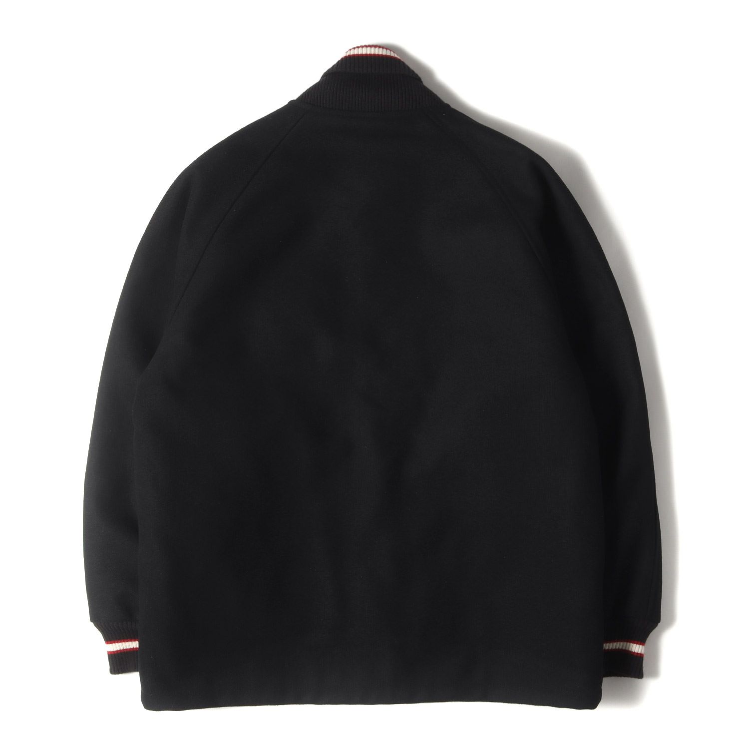 HOUSTON ヒューストン コート ブラック 黒 サイズ:XL | ワッペン付き