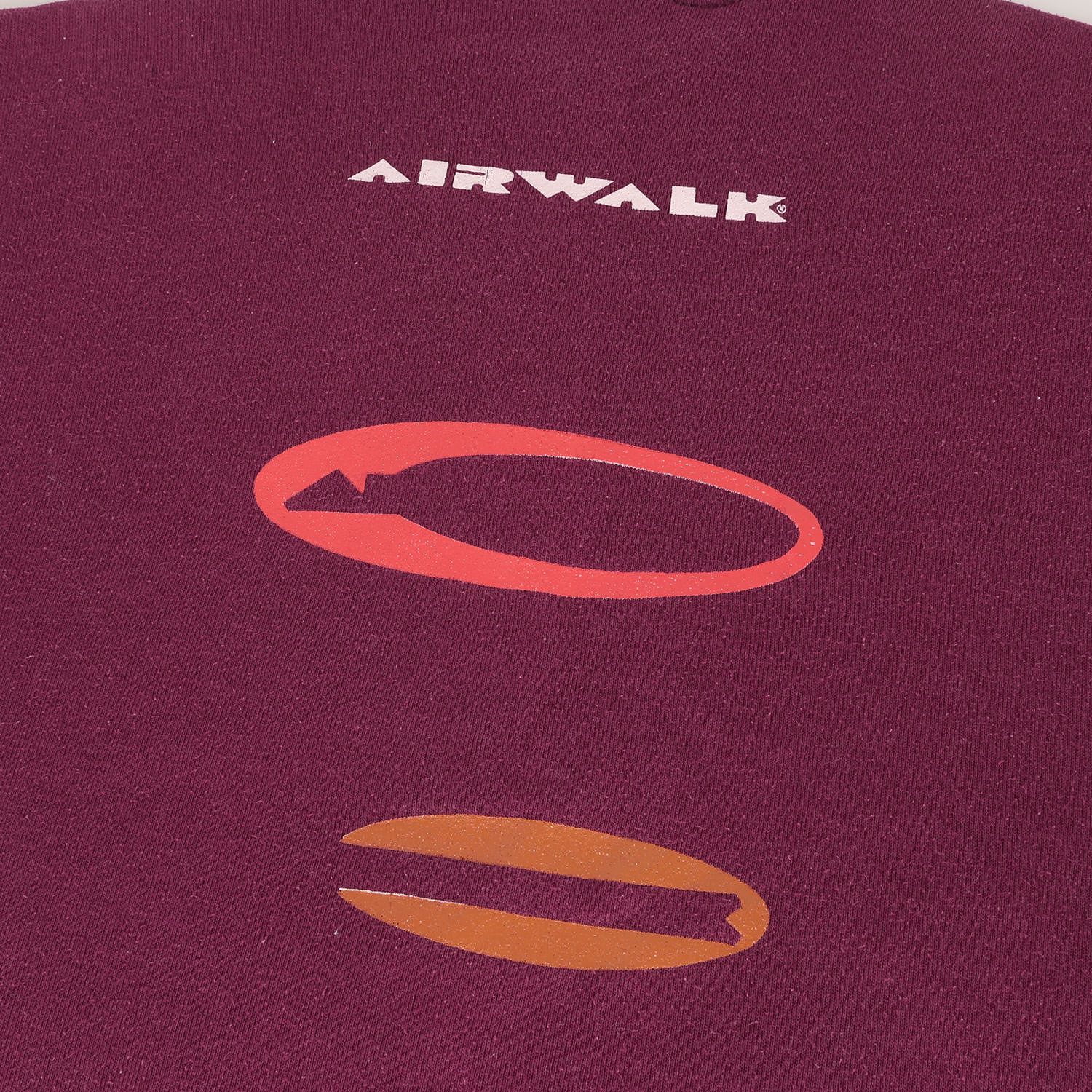 AIRWALK エアウォーク スウェット バーガンディー サイズ:M相当 | 90s