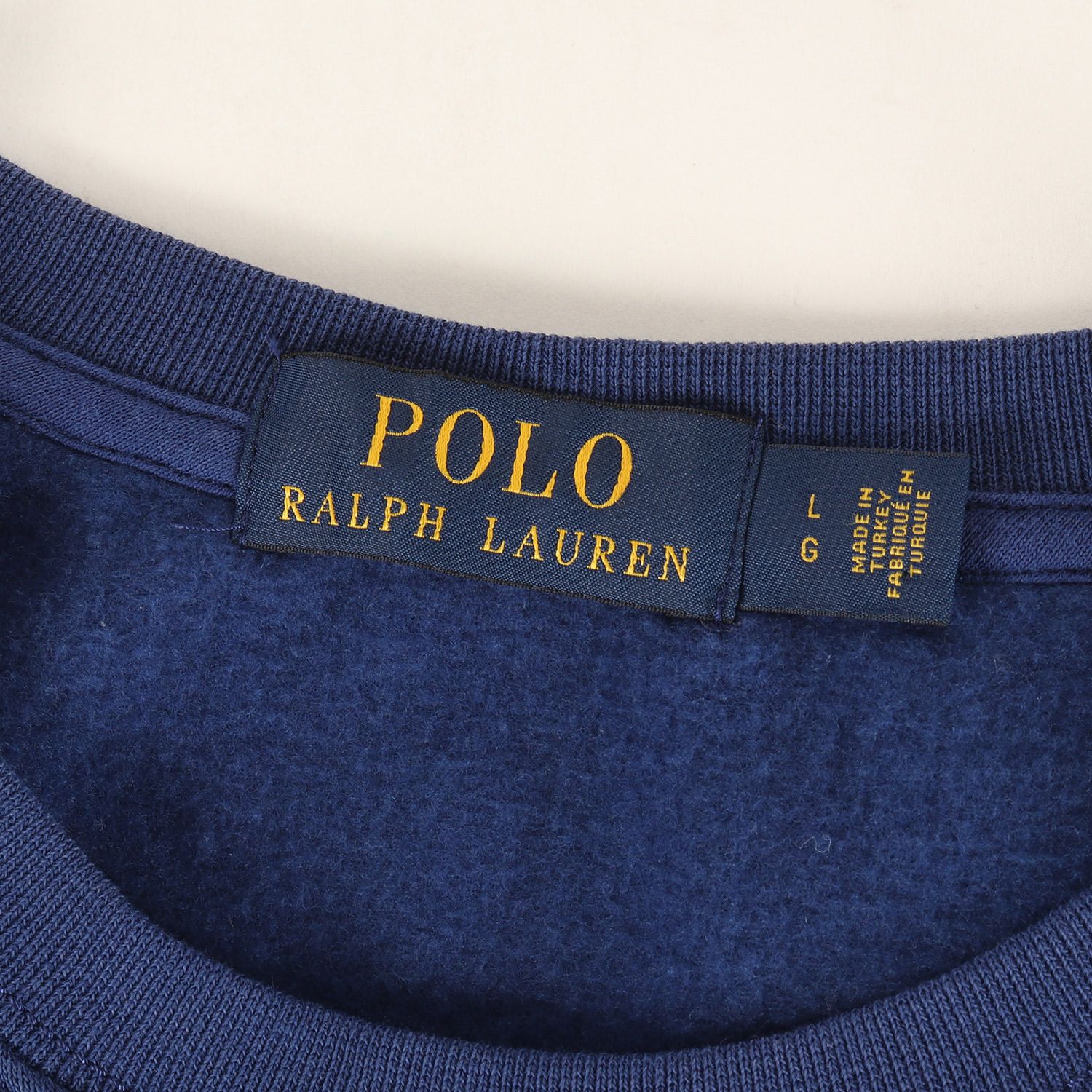 POLO Ralph Lauren ポロ ラルフローレン スウェット ブルー サイズ:L 