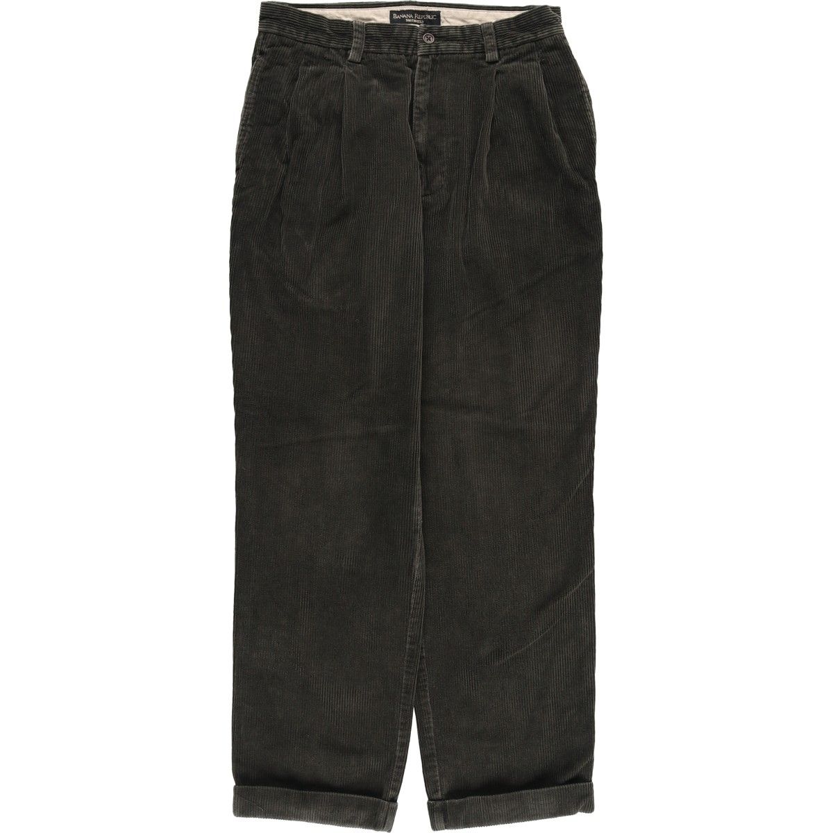 古着 バナナリパブリック BANANA REPUBLIC SMITHFIELD 太畝 ツータック