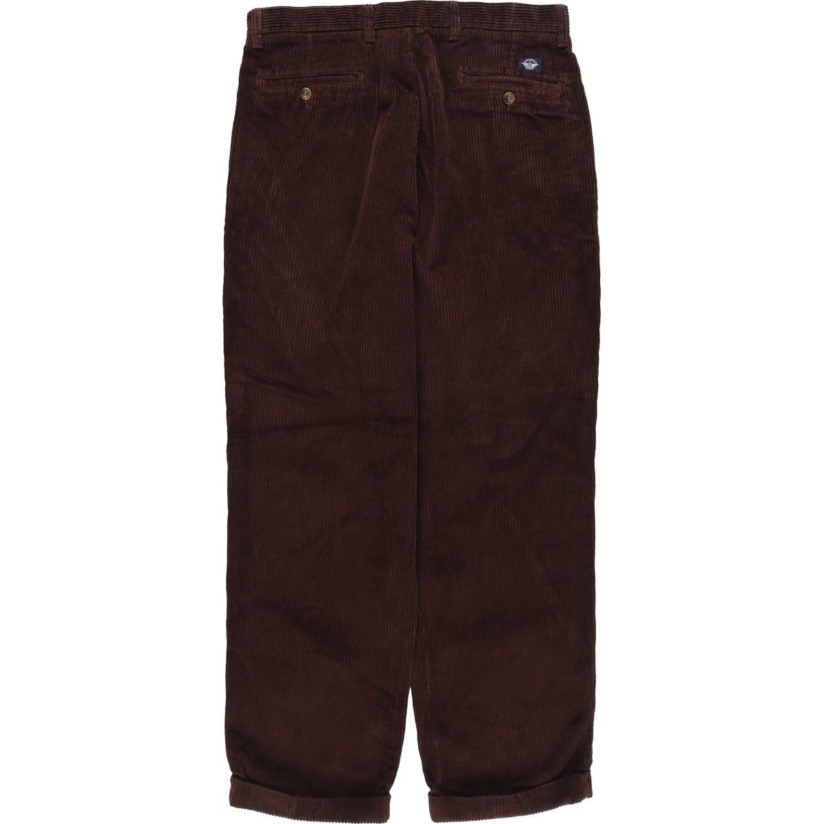 【97年ドミニカ製】Dockersドッカーズワイドパンツ古着太畝コーデュロイ. 古着 ドッカーズ DOCKERS KHAKIS RELAXED FIT 太畝 ツータック