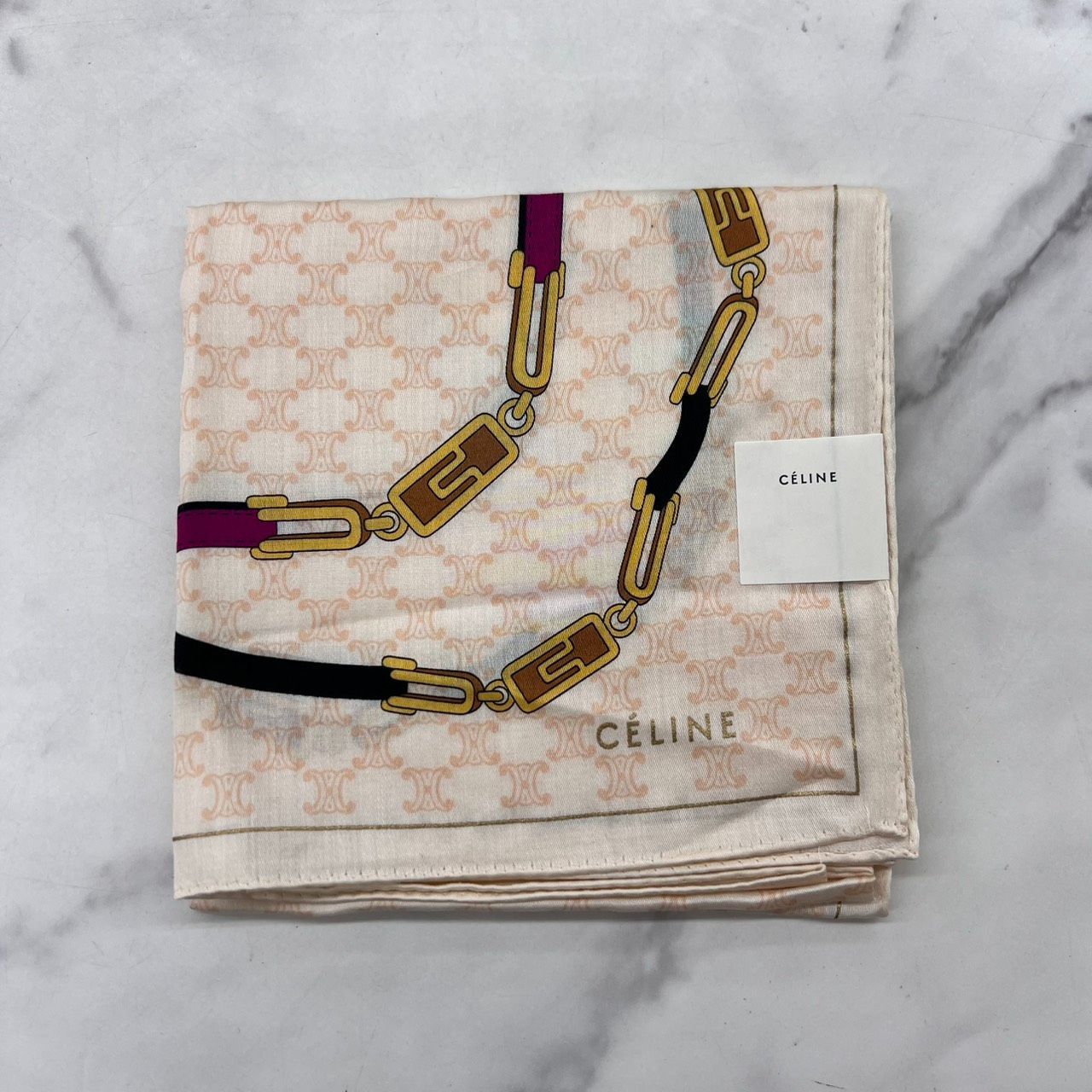 未使用品】 CELINE セリーヌ ハンカチ 2枚セット コットン100％ - メルカリ