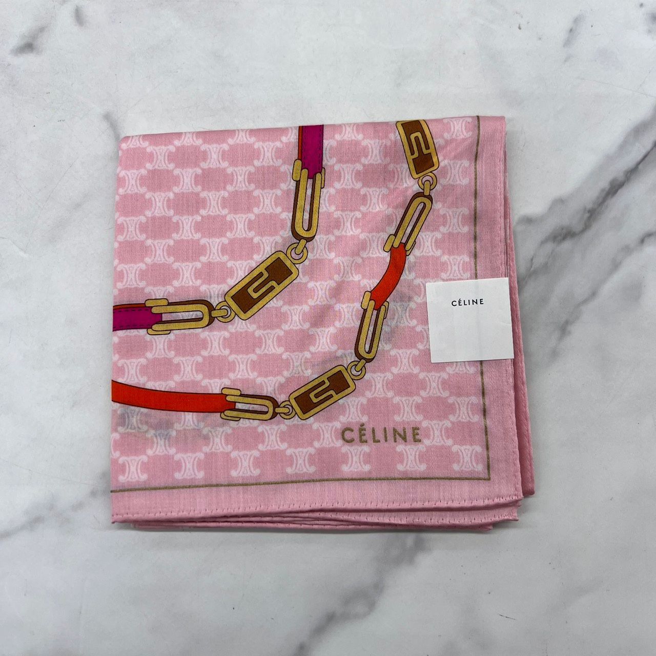 未使用品】 CELINE セリーヌ ハンカチ 2枚セット コットン100％ - メルカリ
