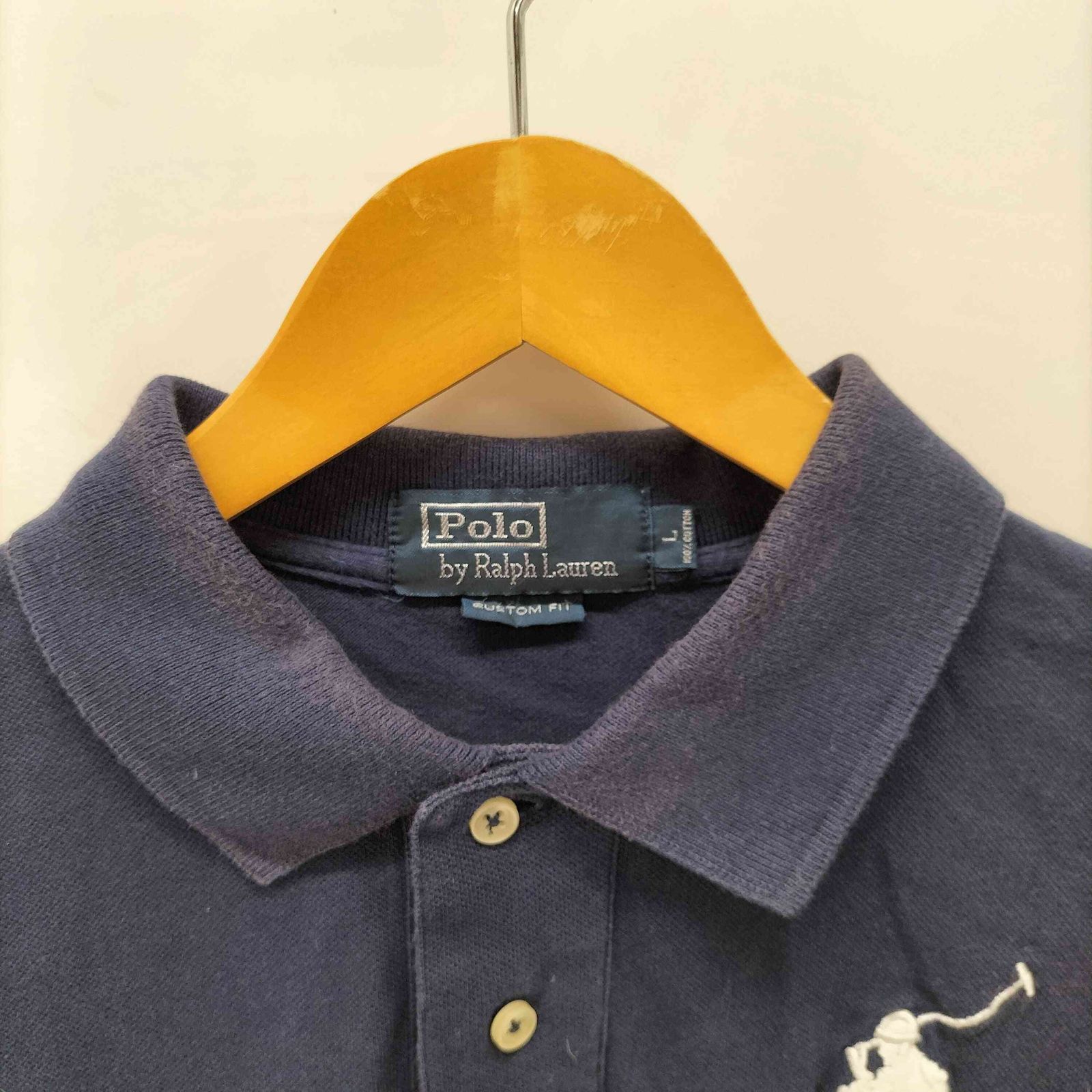 新品・未使用✨ポロバイラルフローレン ポロシャツ ビッグポニー 刺繍 L ポロバイラルフローレン Polo by RALPH LAUREN ビッグポニー刺繍