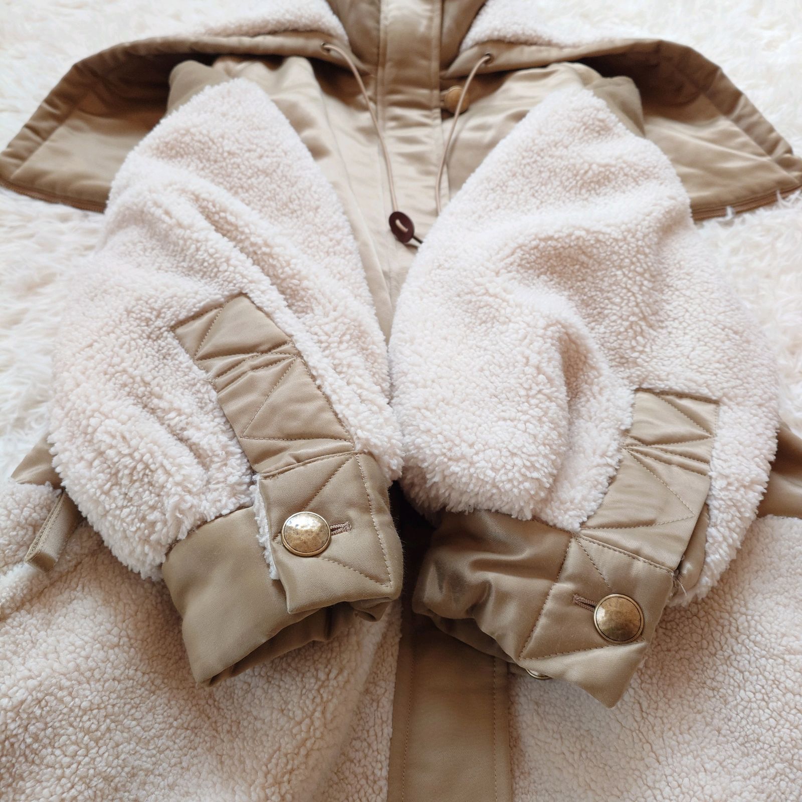 ETRE TOKYO 矢野未希子 コラボコート　clane plage エトレトウキョウ ETRE TOKYO 矢野未希子 コラボ ミリタリーボアコート