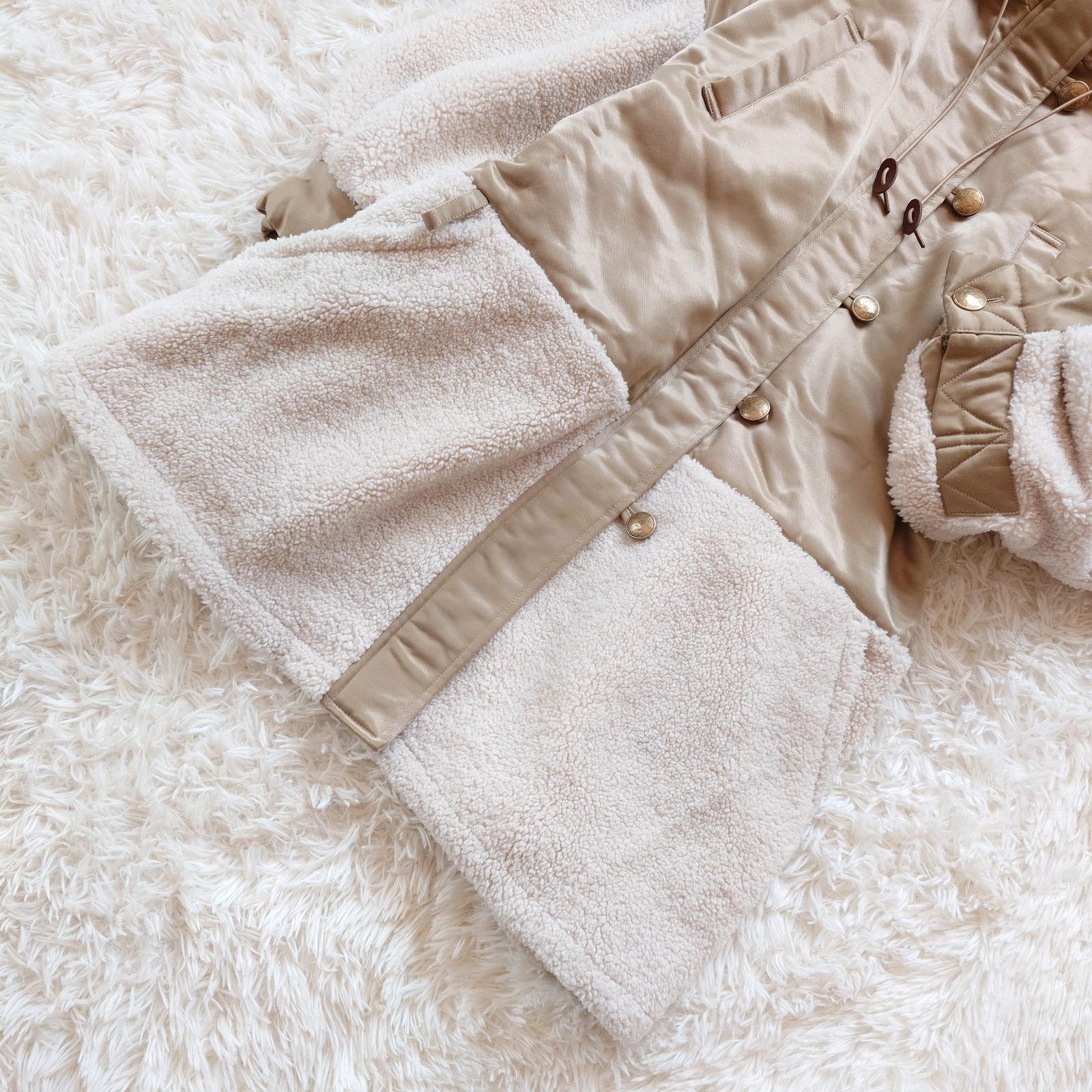 エトレトウキョウ ETRE TOKYO 矢野未希子 コラボ ミリタリーボアコート