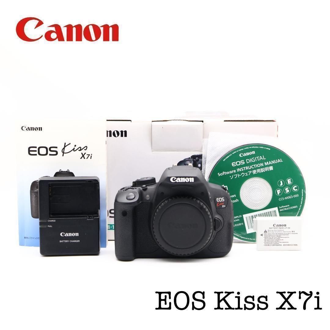■完動品 美品 Canon EOS Kiss X7i 動作確認済み □完動品 美品 Canon EOS Kiss X7i 動作確認済み - メルカリ