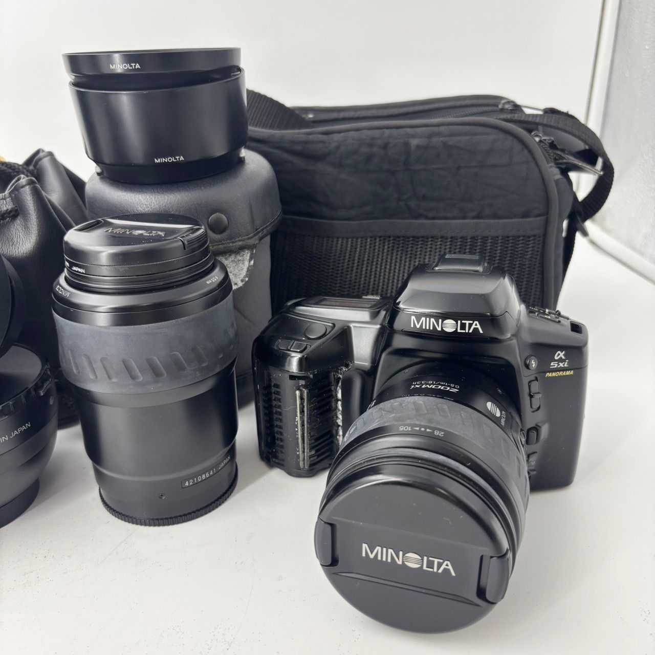 OLYMPUS C-840L デジタルカメラ、MINOLTA α-5xi 一眼レフカメラ、SONY