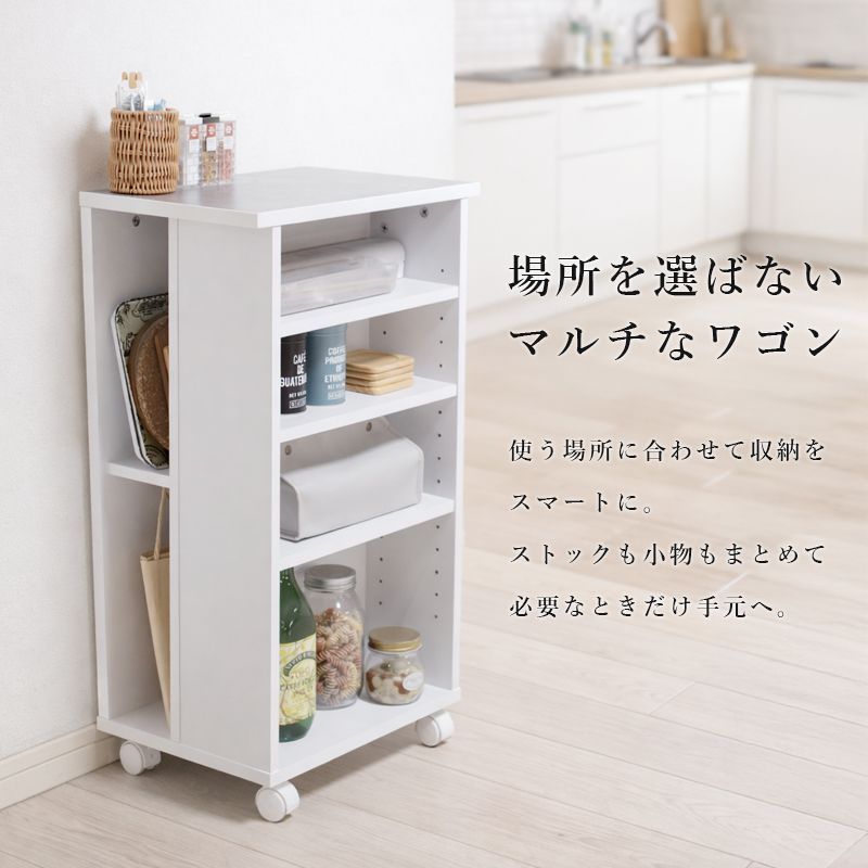 ネイルワゴン ワゴン キャビネット 大理石 大理石調 グレー マーブル
