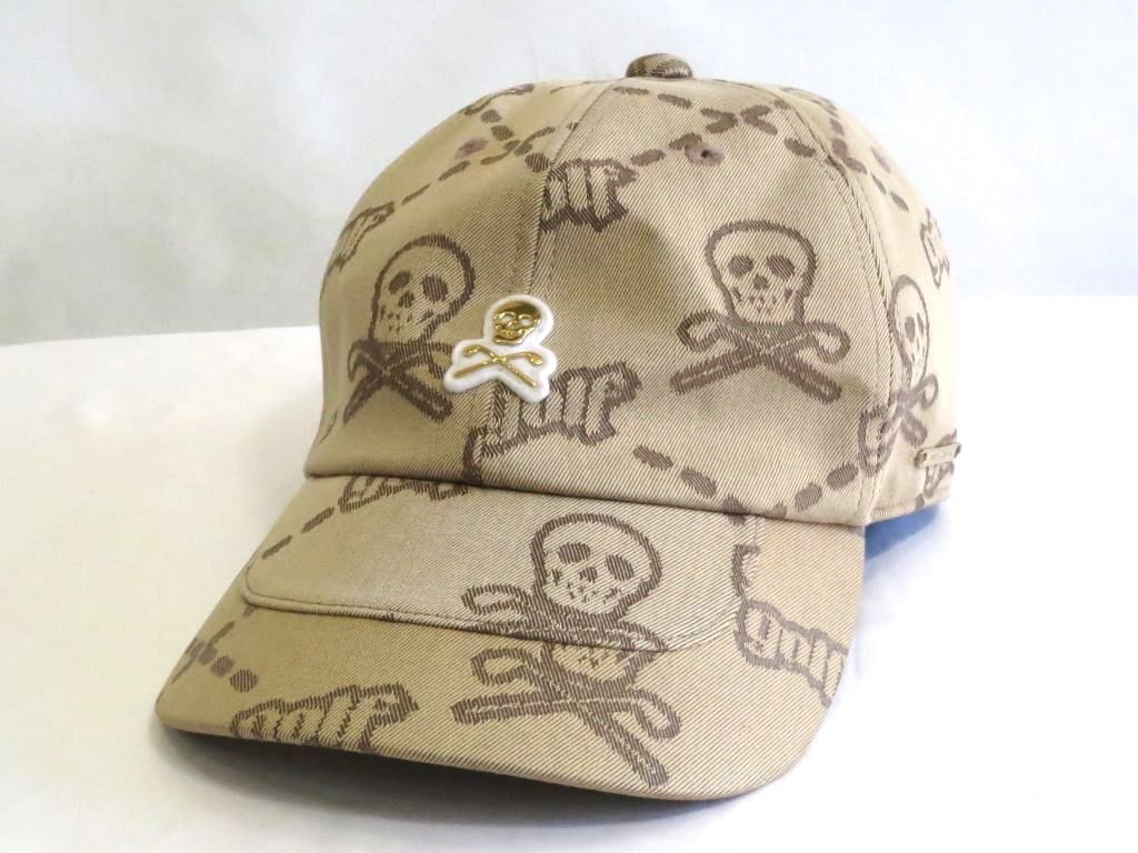 229197】MARK&LONA マークアンドロナ スカル キャンバス キャップ