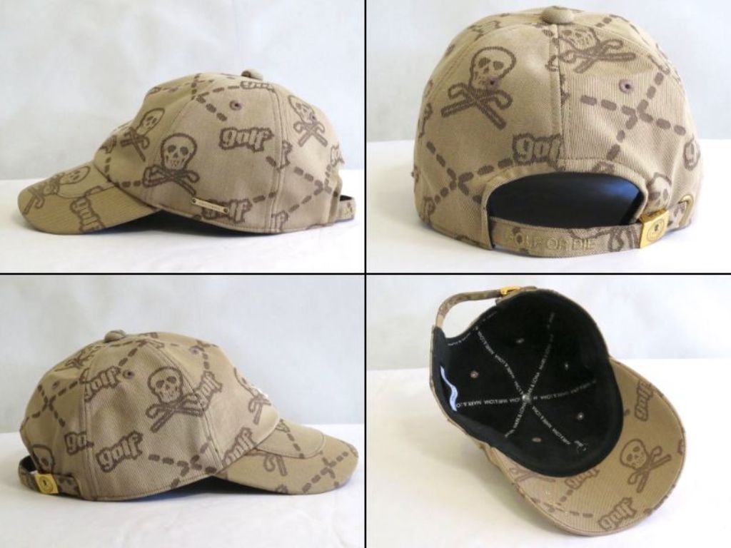 229197】MARK&LONA マークアンドロナ スカル キャンバス キャップ