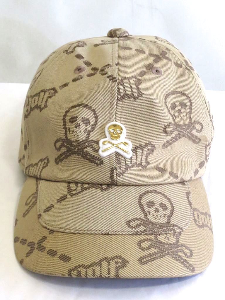 229197】MARK&LONA マークアンドロナ スカル キャンバス キャップ