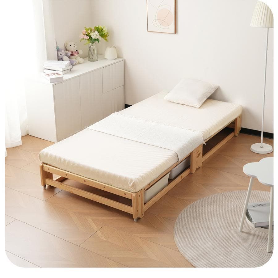 新品木製ベッド 天然木 2way ディベッド 折り畳み ソファ1625-160 新品木製ベッド 天然木 2way ディベッド 折り畳み ソファ1625-160