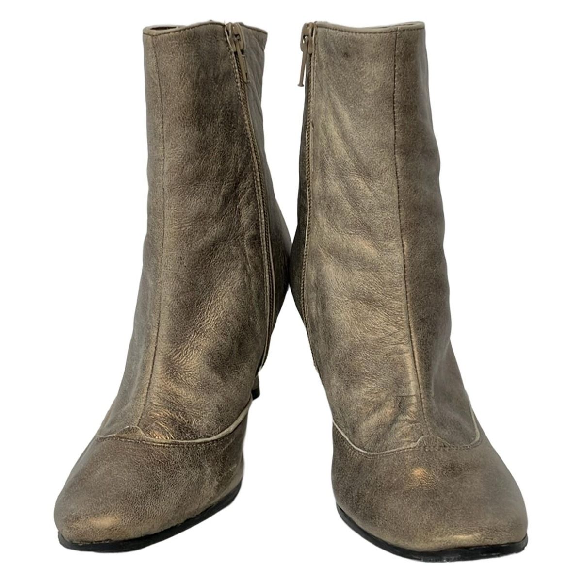 repetto(レペット) ショートブーツ 38 レディース - ゴールド アウト