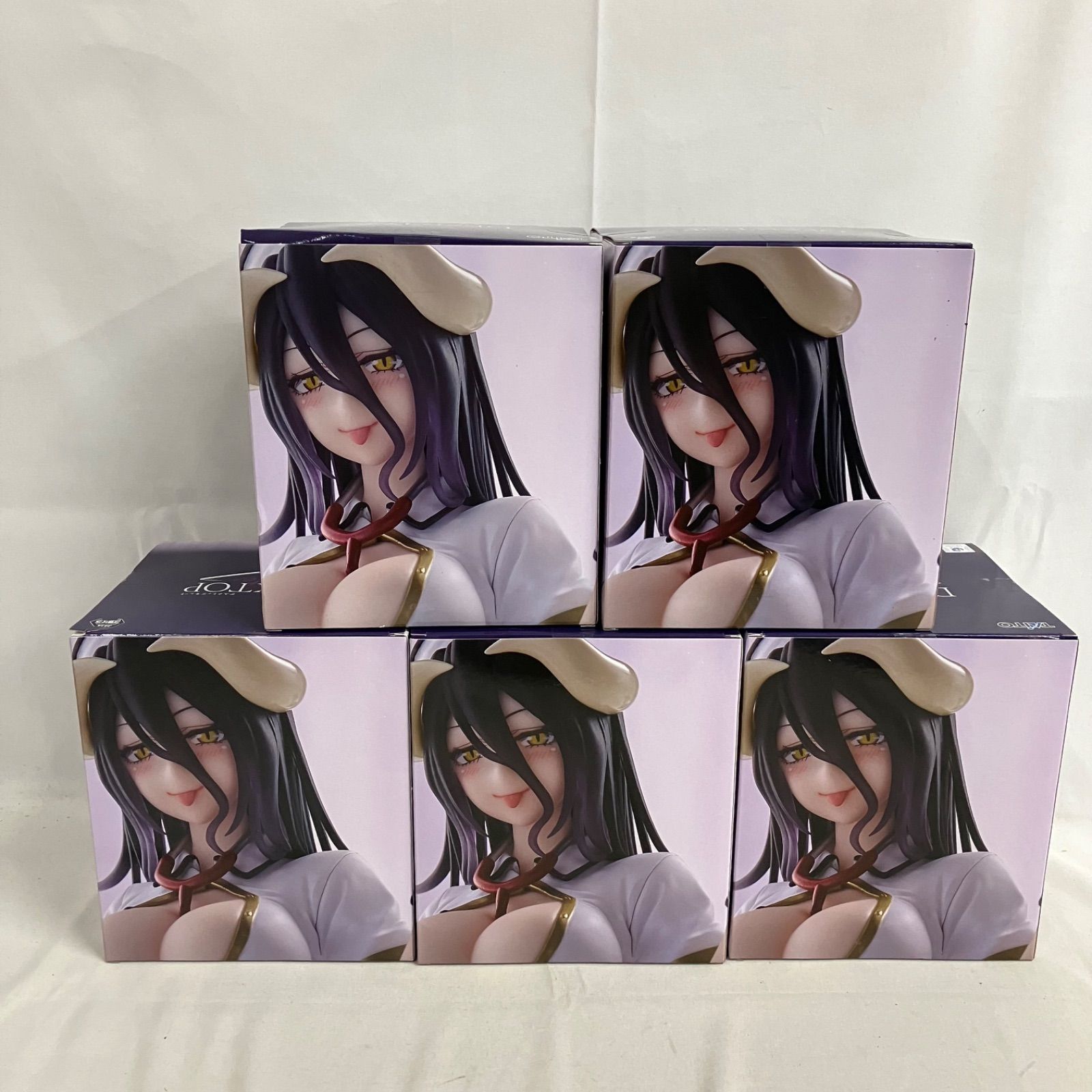 未開封 オーバーロード Desktop Cute アルベド ナース フィギュア 5個