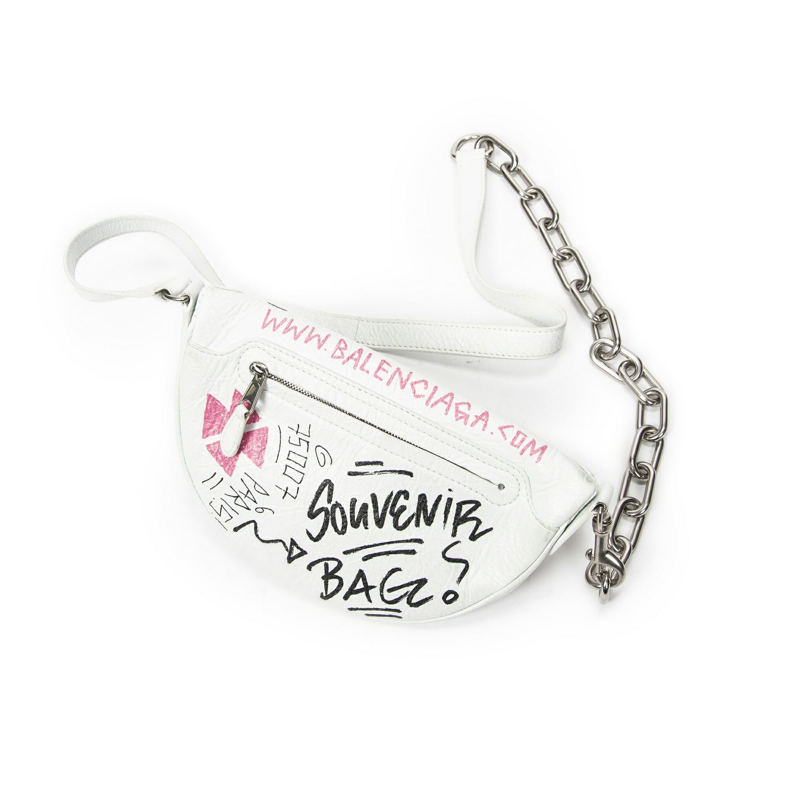 中古] BALENCIAGA バレンシアガグラフィティ スーベニア ベルトバッグ