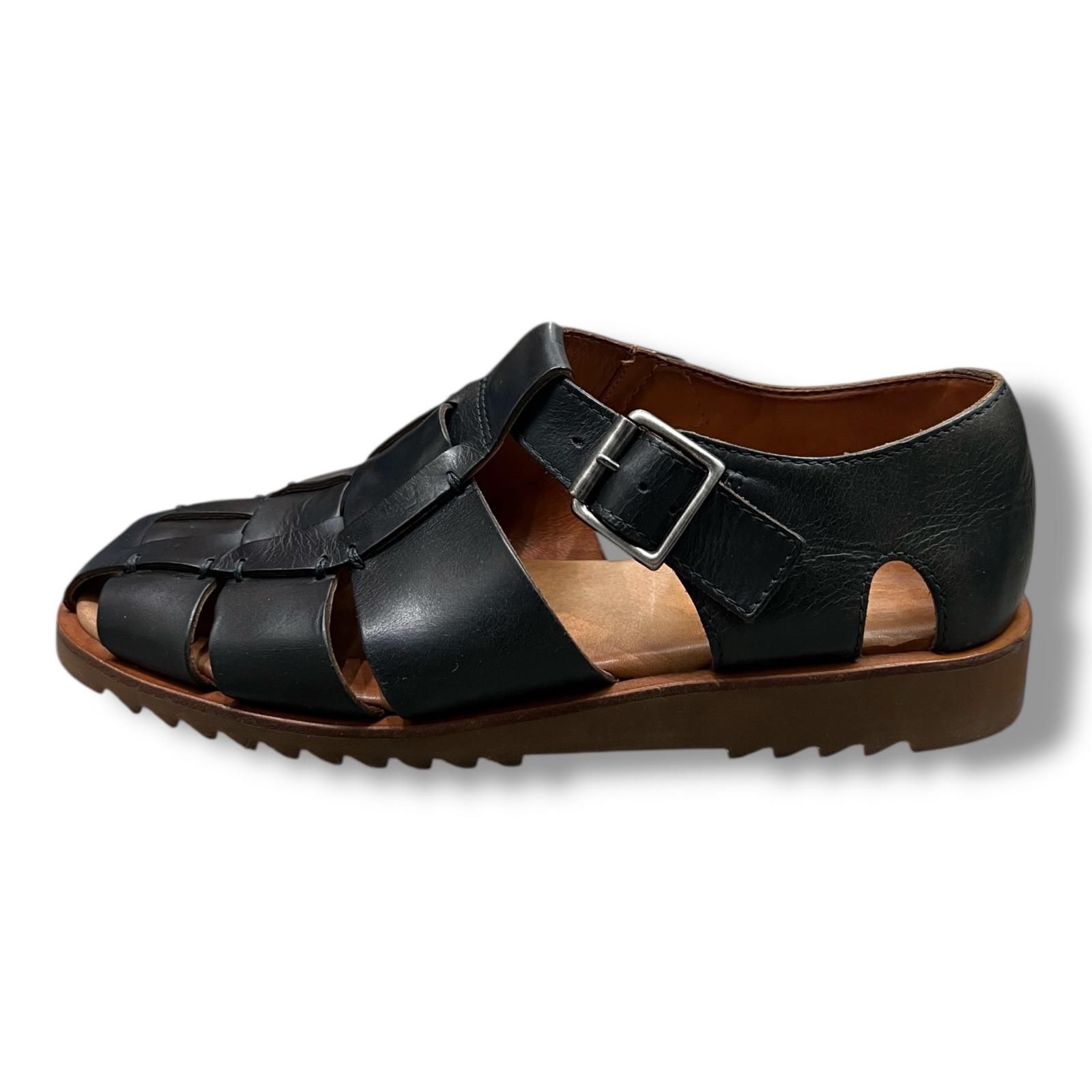 パラブーツ　グルカサンダル　サンダル　レザー　ブラック　41サイズ paraboot パラブーツ 