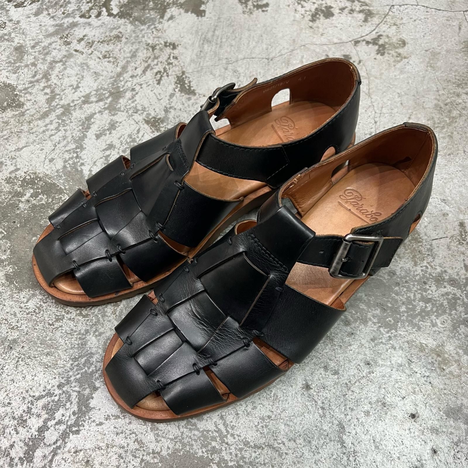 パラブーツ　グルカサンダル　サンダル　レザー　ブラック　41サイズ Paraboot（パラブーツ） Paraboot【パラブーツ】グルカサンダル