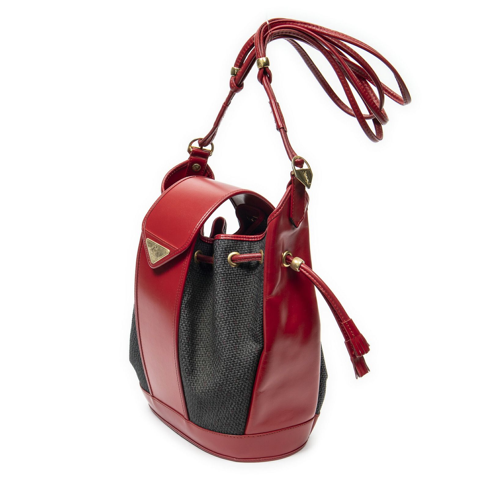 中古] YVES SAINT LAURENT イヴサンローランヴィンテージ巾着リュック