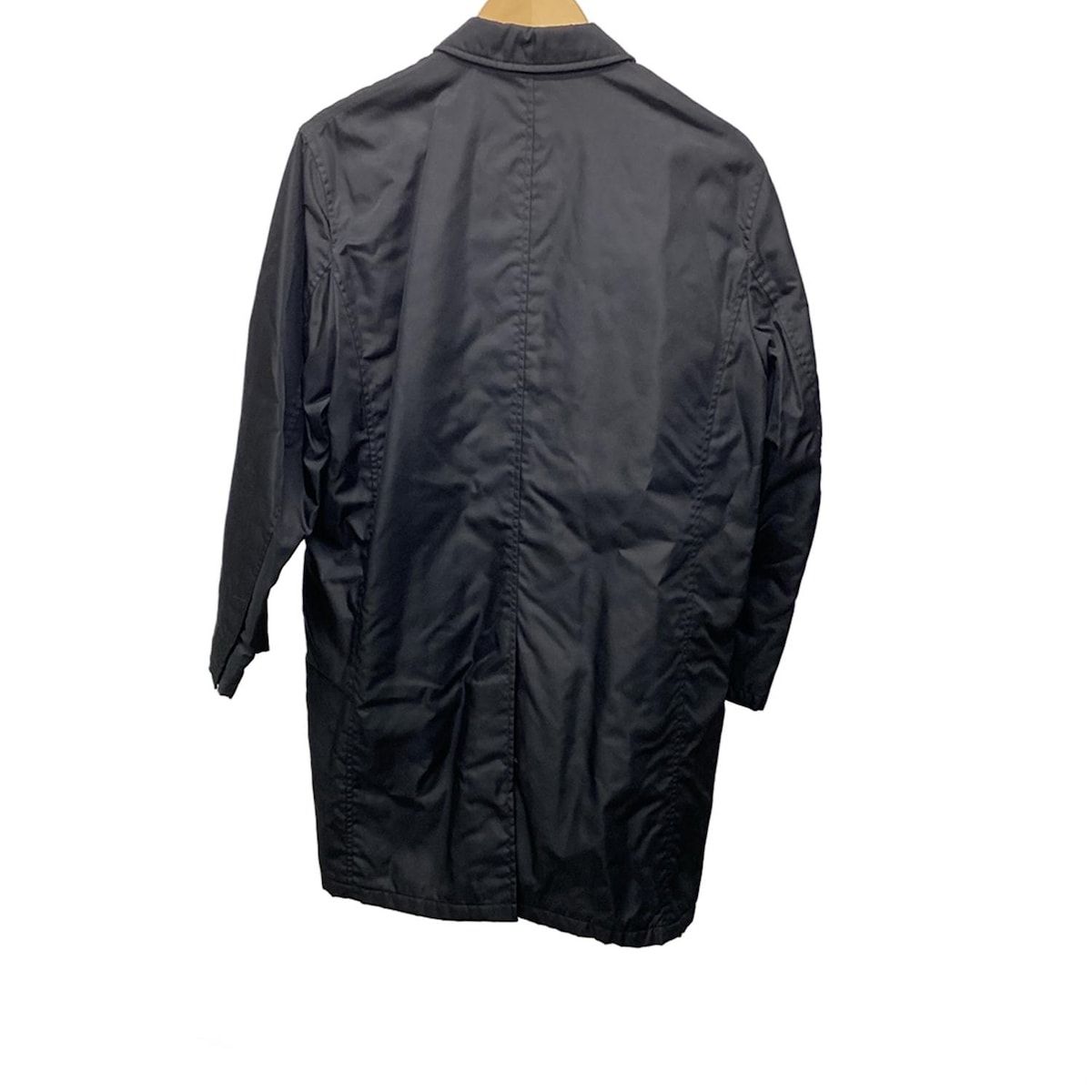 PRADA(プラダ) コート サイズ40 M レディース美品 - 黒 長袖/ジップ