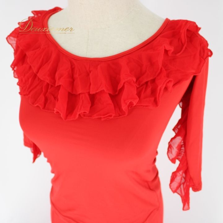 社交ダンス 衣装 スタンダード 上下セット ツーピース レッスンウェア