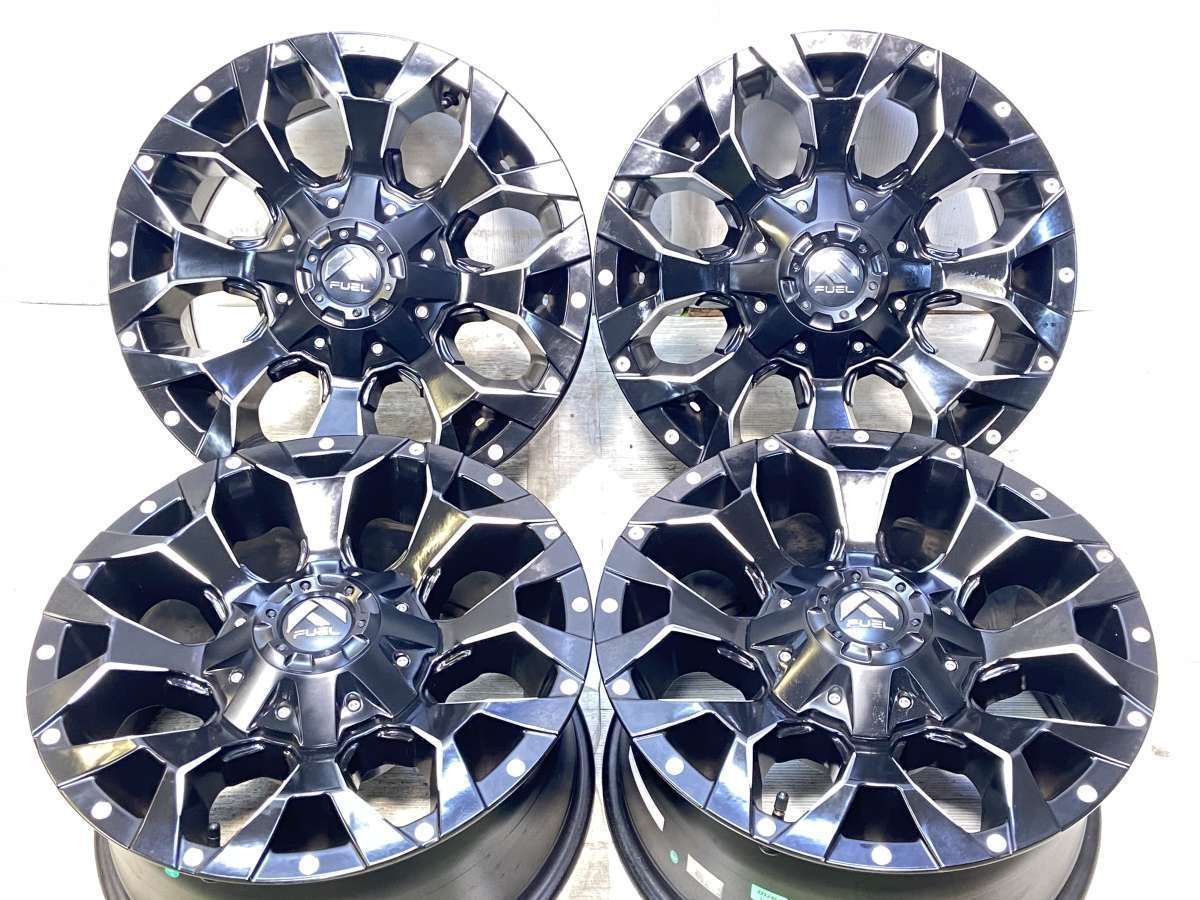 17x8.5 14 139.7-6穴n　 FUEL　D546　アサルト nホイール 4本セットn a17251103600