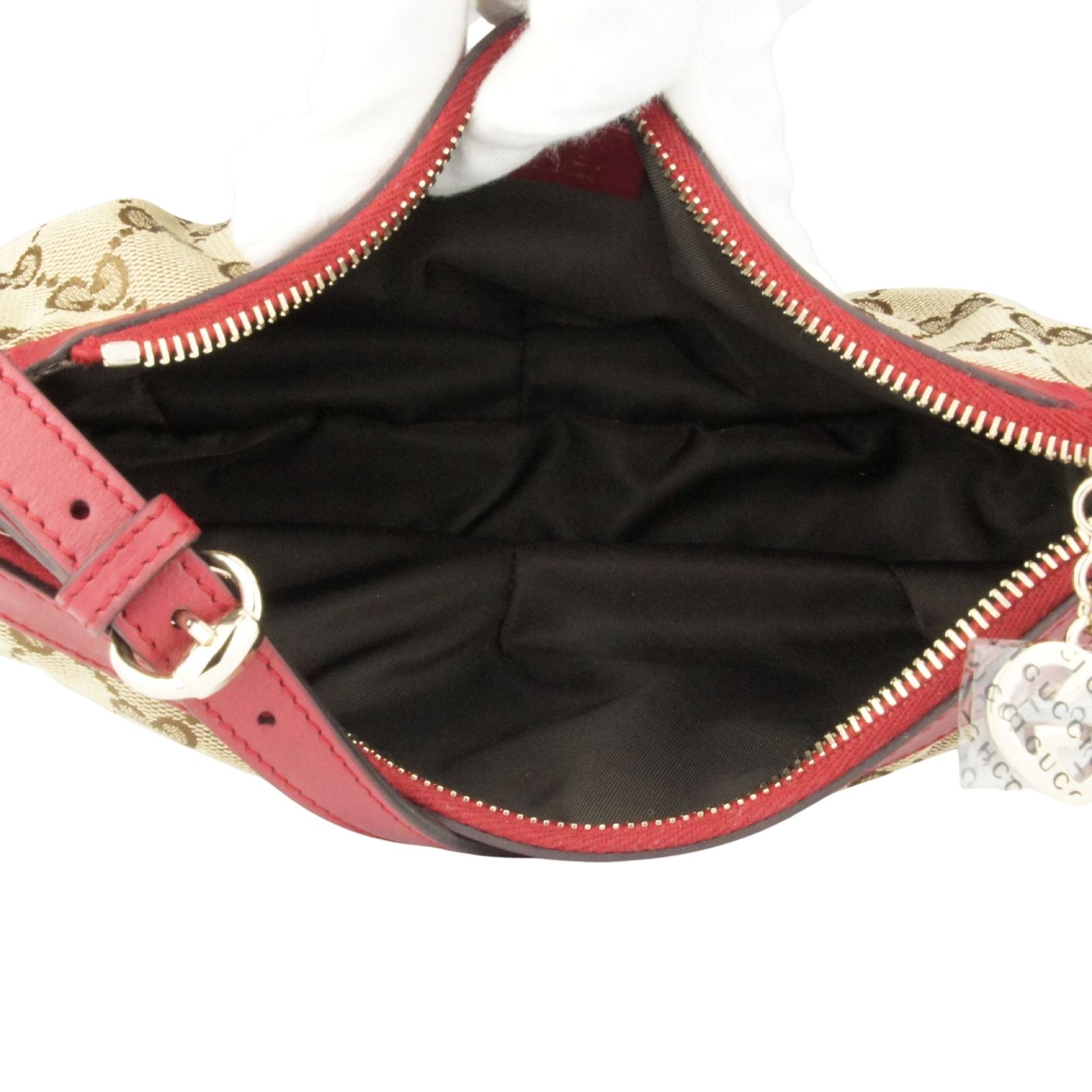 美品 GUCCI グッチ GG アクセサリーポーチ バッグ Vintage 人気 GUCCI】グッチ GGデニム ワンショルダー 224093 ショルダーバッグ